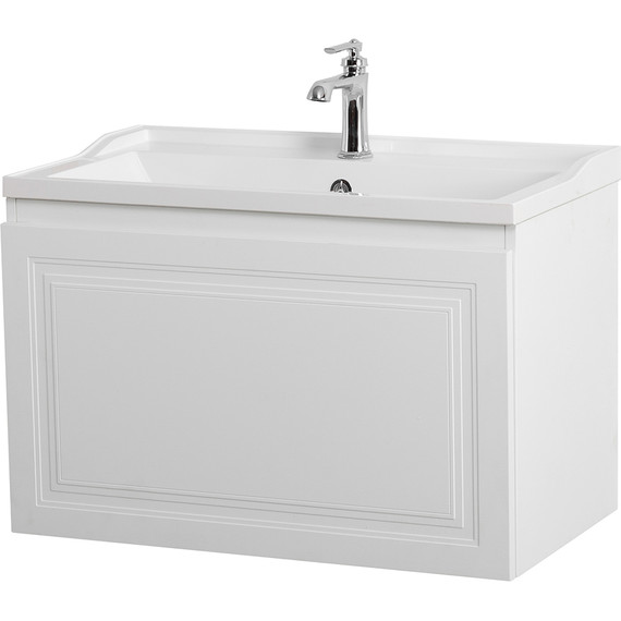 Тумба подвесная с раковиной Cezares GIUBILEO-N-80-1C-SO-FS-P 80 см, ясень брашированный - 2 Тумба подвесная с раковиной Cezares GIUBILEO-N-80-1C-SO-FS-P 80 см, ясень брашированный фото 2