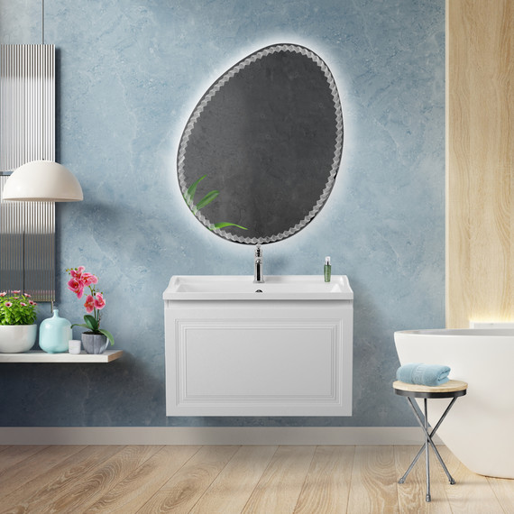 Тумба подвесная с раковиной Cezares GIUBILEO-N-80-1C-SO-FS-P 80 см, ясень брашированный - 10 Тумба подвесная с раковиной Cezares GIUBILEO-N-80-1C-SO-FS-P 80 см, ясень брашированный фото 10