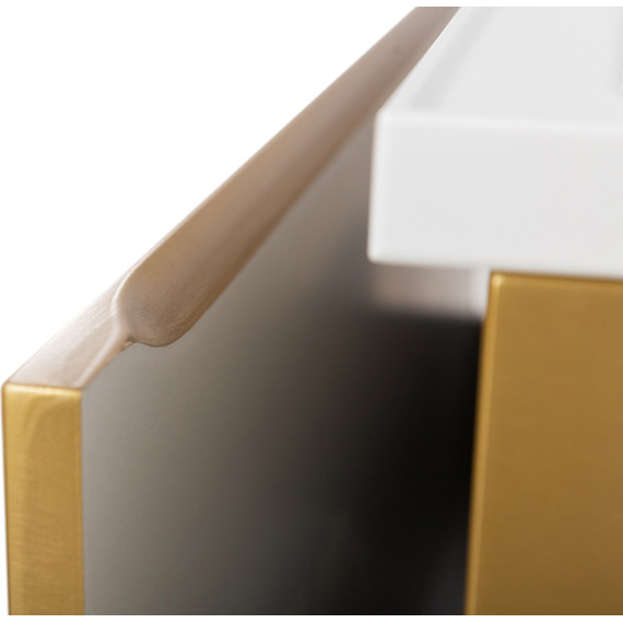 Тумба подвесная с раковиной Cezares GIUBILEO-N-100-1C-SO-BORO-P 100 см, брашированное золото - 9 Тумба подвесная с раковиной Cezares GIUBILEO-N-100-1C-SO-BORO-P 100 см, брашированное золото фото 9