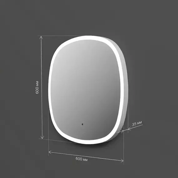 Зеркало Am.Pm Func 60 см M8FMOX0601WGS фото 6
