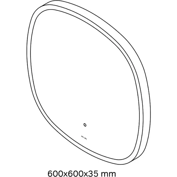 Зеркало Am.Pm Func 60 см M8FMOX0601WGS фото 7