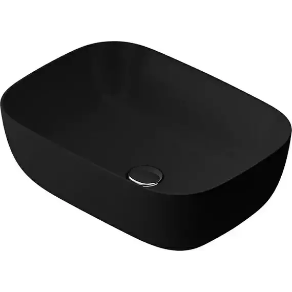 Раковина-чаша Am.Pm Func 45 см M8FWCC10450BM, чёрная матовая фото 4