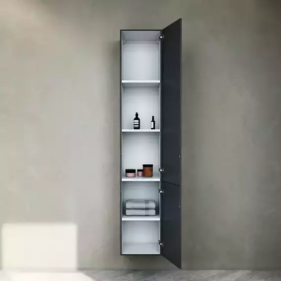 Пенал подвесной Am.Pm Gem 30 см M90CHR0306GM, графит - 2 Пенал подвесной Am.Pm Gem 30 см M90CHR0306GM, графит фото 2