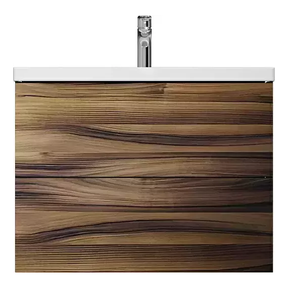 Тумба подвесная с раковиной AM.PM Gem 75 см M90FHX0752HF, орех, Цвет фасада: тёмное дерево - 7 Тумба подвесная с раковиной AM.PM Gem 75 см M90FHX0752HF, орех, Цвет фасада: тёмное дерево фото 7
