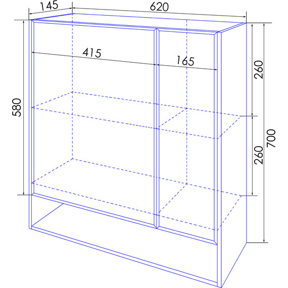 Зеркало-шкаф Loranto Глория 60 см CS00090156, дуб кантри фото 13