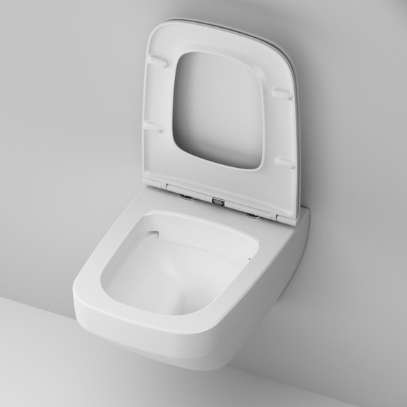 Унитаз подвесной Am.Pm Inspire V2.0 FlashClean C50A1700MWSC с сиденьем микролифт, белый матовый - 6 Унитаз подвесной Am.Pm Inspire V2.0 FlashClean C50A1700MWSC с сиденьем микролифт, белый матовый фото 6