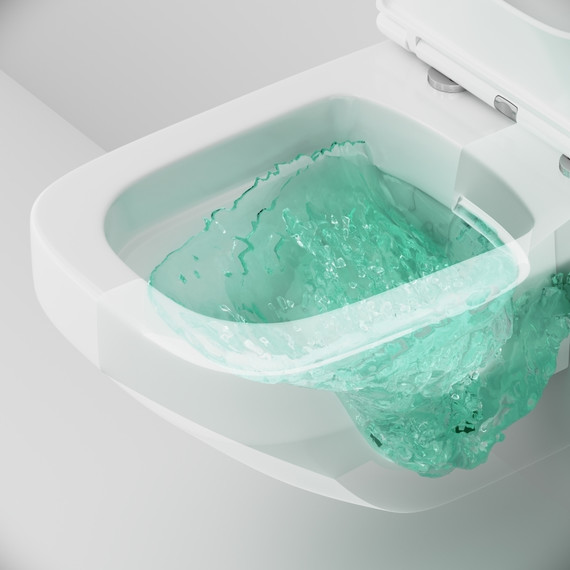 Унитаз подвесной Am.Pm Inspire V2.0 FlashClean C50A1700MWSC с сиденьем микролифт, белый матовый - 8 Унитаз подвесной Am.Pm Inspire V2.0 FlashClean C50A1700MWSC с сиденьем микролифт, белый матовый фото 8