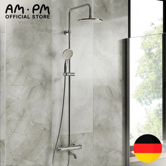 Душевая стойка с термостатом Am.Pm Crave F079C500 фото 