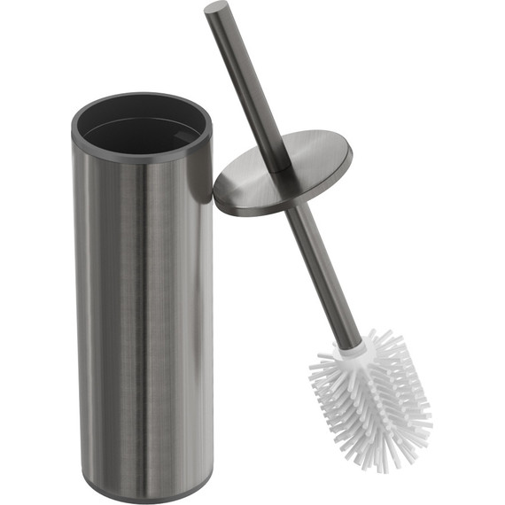 Ёршик для унитаза Cezares Relax RELAX-TBS-M-GM, цвет оружейная сталь - 2 Ёршик для унитаза Cezares Relax RELAX-TBS-M-GM, цвет оружейная сталь фото 2