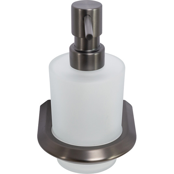 Дозатор для жидкого мыла Cezares Liner LINER-SOIS-V-GM, цвет оружейная сталь, Цвет производителя: оружейная сталь фото 2