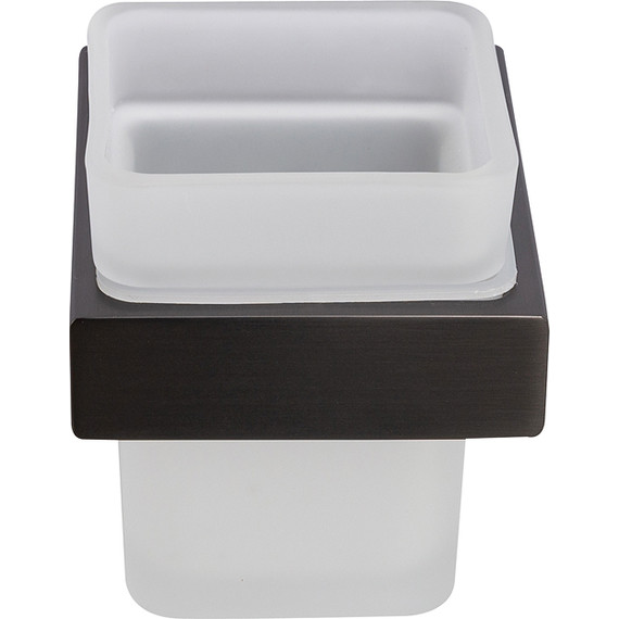 Стакан для зубных щеток Cezares Slider SLIDER-TUMS-GM, цвет оружейная сталь фото 2