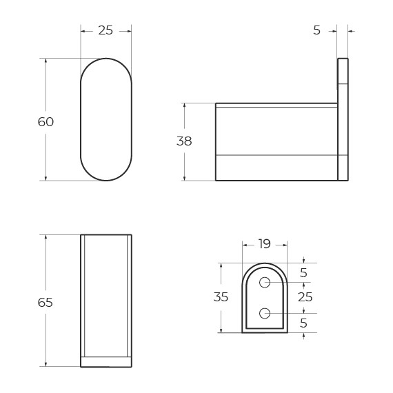 Крючок Cezares Stylus STYLUS-HK-BORO, цвет брашированное золото фото 3
