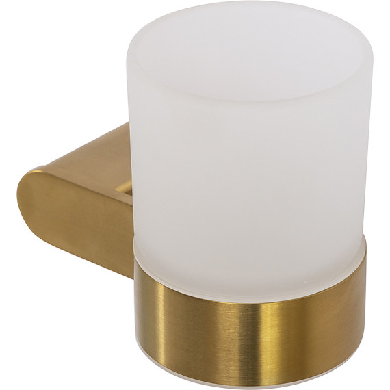 Стакан для зубных щеток Cezares Stylus STYLUS-TUMS-BORO, цвет брашированное золото - 2 Стакан для зубных щеток Cezares Stylus STYLUS-TUMS-BORO, цвет брашированное золото фото 2