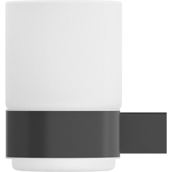 Стакан для зубных щеток Cezares Stylus STYLUS-TUMS-NOP, цвет чёрный матовый фото 2