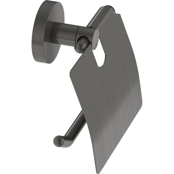 Держатель для туалетной бумаги Cezares Relax RELAX-PH-GM, цвет оружейная сталь - 2 Держатель для туалетной бумаги Cezares Relax RELAX-PH-GM, цвет оружейная сталь фото 2