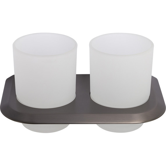 Стакан двойной Cezares Liner LINER-TUMDS-GM, цвет оружейная сталь, Цвет производителя: оружейная сталь фото 2