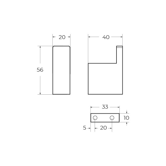 Крючок Cezares Slider SLIDER-HK-01 фото 2