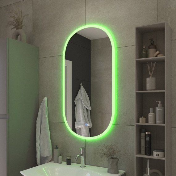 Зеркало Cezares Ellisse 55 см CZR-SPC-ELS-550-1050-RGB-TCH - 3 Зеркало Cezares Ellisse 55 см CZR-SPC-ELS-550-1050-RGB-TCH фото 3