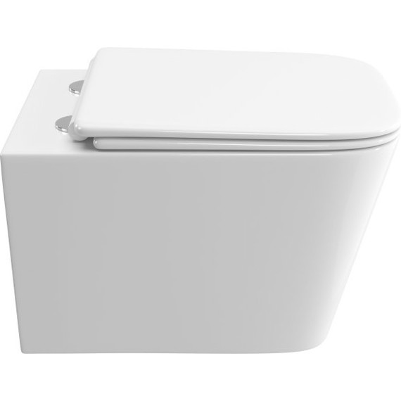 Унитаз подвесной безободковый BelBagno Due-Tor BB5171CH-TOR/SC (Система смыва торнадо) с крышкой микролифт - 10 Унитаз подвесной безободковый BelBagno Due-Tor BB5171CH-TOR/SC (Система смыва торнадо) с крышкой микролифт фото 10