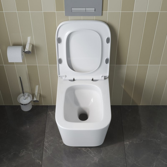 Унитаз подвесной безободковый BelBagno Due-Tor BB5171CH-TOR/SC (Система смыва торнадо) с крышкой микролифт - 5 Унитаз подвесной безободковый BelBagno Due-Tor BB5171CH-TOR/SC (Система смыва торнадо) с крышкой микролифт фото 5