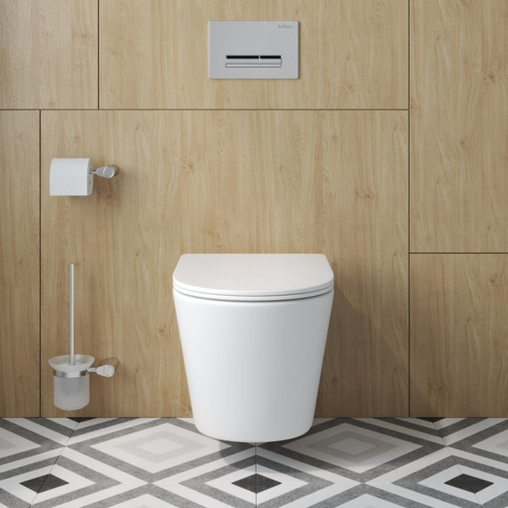 Унитаз подвесной безободковый BelBagno Tre-Tor BB5180CH-TOR/SC (Система смыва торнадо) с крышкой микролифт - 3 Унитаз подвесной безободковый BelBagno Tre-Tor BB5180CH-TOR/SC (Система смыва торнадо) с крышкой микролифт фото 3