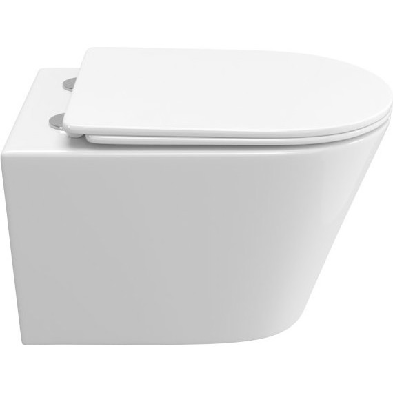 Унитаз подвесной безободковый BelBagno Tre-Tor BB5180CH-TOR/SC (Система смыва торнадо) с крышкой микролифт - 7 Унитаз подвесной безободковый BelBagno Tre-Tor BB5180CH-TOR/SC (Система смыва торнадо) с крышкой микролифт фото 7