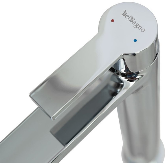 Смеситель для раковины высокий BelBagno AURORA-LMC-CRM-W0 фото 5