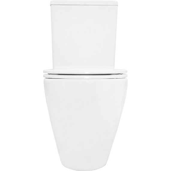 Унитаз-компакт безободковый Azario Grado AZ-2141 UQ1 с крышкой микролифт фото 10