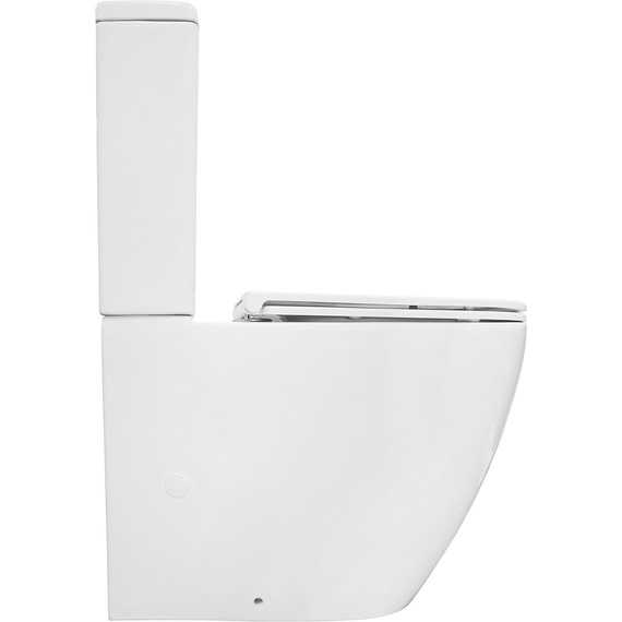 Унитаз-компакт безободковый Azario Grado AZ-2141 UQ1 с крышкой микролифт фото 11