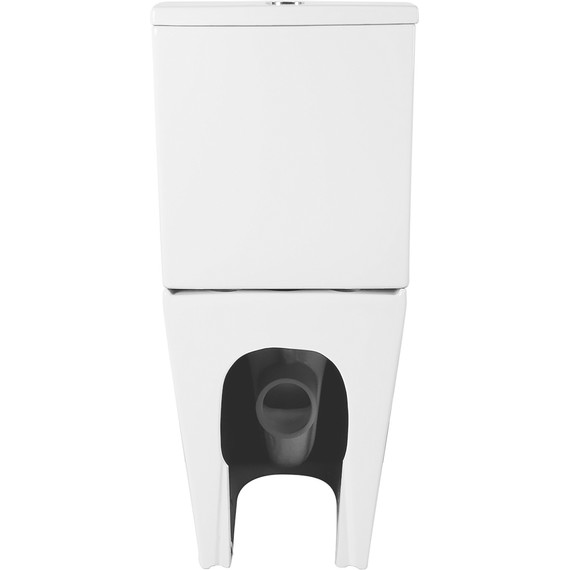 Унитаз-компакт безободковый Azario Grado AZ-2141 UQ1 с крышкой микролифт фото 12