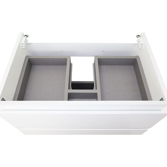 Тумба подвесная с раковиной Azario Velluto 70 см CS00088602, белый матотвый фото 8