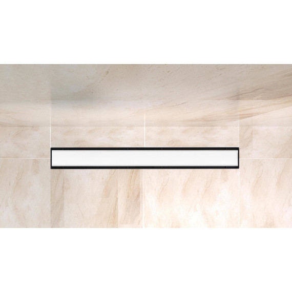 Трап Belbagno Luce 60 см BB-LD-LUCE-60-BIANCO, белый матовый (под плитку), Цвет производителя: белый матовый, Размер трапа: 550 фото 2
