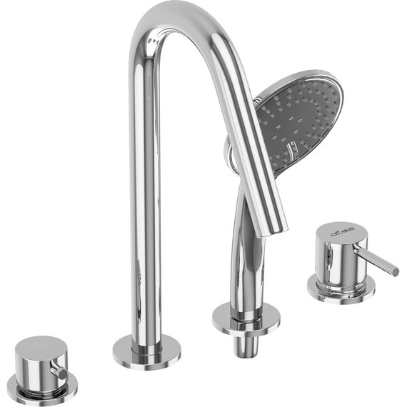 Смеситель для ванны Cezares LEAF-BVDM4-L-01 фото 2