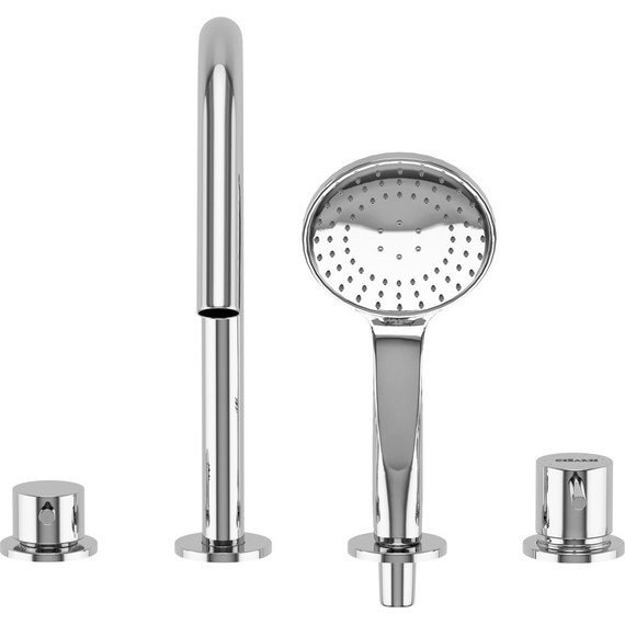 Смеситель для ванны Cezares LEAF-BVDM4-L-01 фото 3