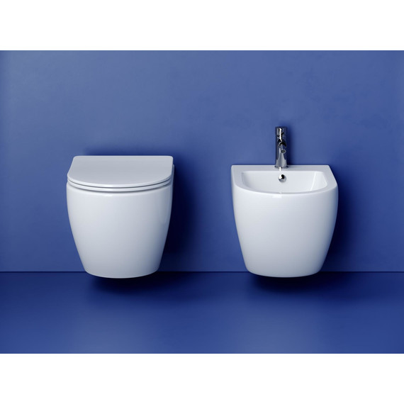 Унитаз подвесной безободковый ceramicanova Metropol CN4002T с тонкой крышкой микролифт фото 11