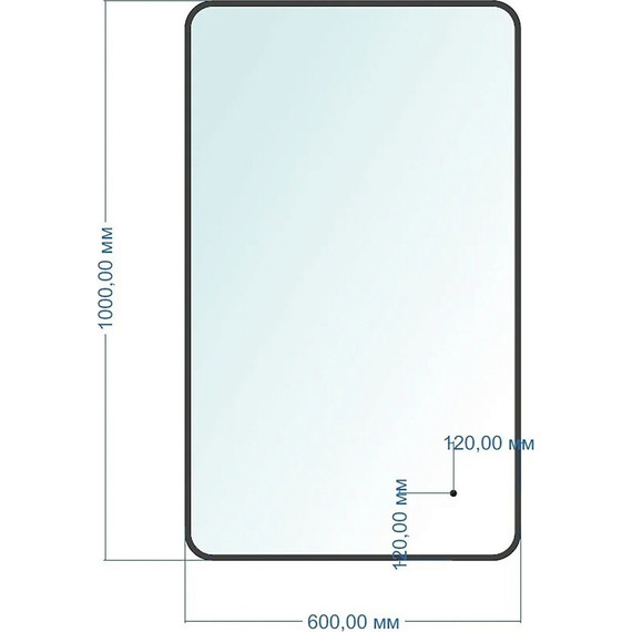 Зеркало Azario Incanto 60 см LED-00002538 (УЦЕНКА ВИТРИННЫЙ ОБРАЗЕЦ) фото 4