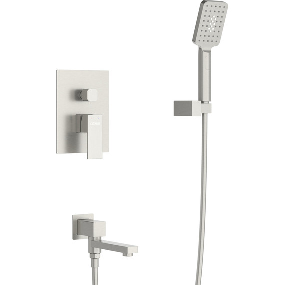 Душевая система для ванны Cezares SLIDER-VDSET-IN, сатин, Цвет производителя: сатин фото 4