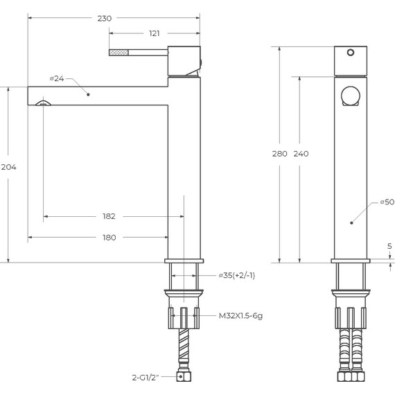 Смеситель для раковины высокий Cezares RELAX-LC2-01-W0, Цвет производителя: хром - 4 Смеситель для раковины высокий Cezares RELAX-LC2-01-W0, Цвет производителя: хром фото 4