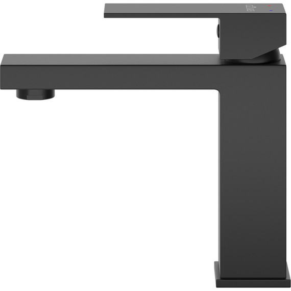 Смеситель для раковины Cezares SLIDER-LS-NOP, чёрный матовый, Цвет производителя: чёрный матовый фото 2