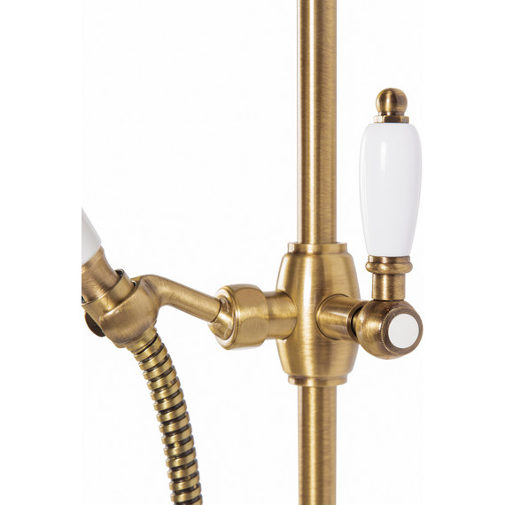 Душевой гарнитур Cezares CZR-SD-02-Bi, бронза фото 3