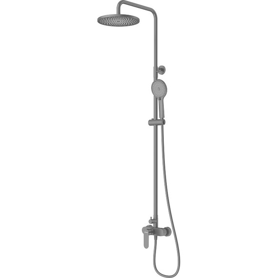 Душевая стойка Cezares STYLUS-CD-NOP, чёрный матовый, Цвет производителя: чёрный матовый фото 