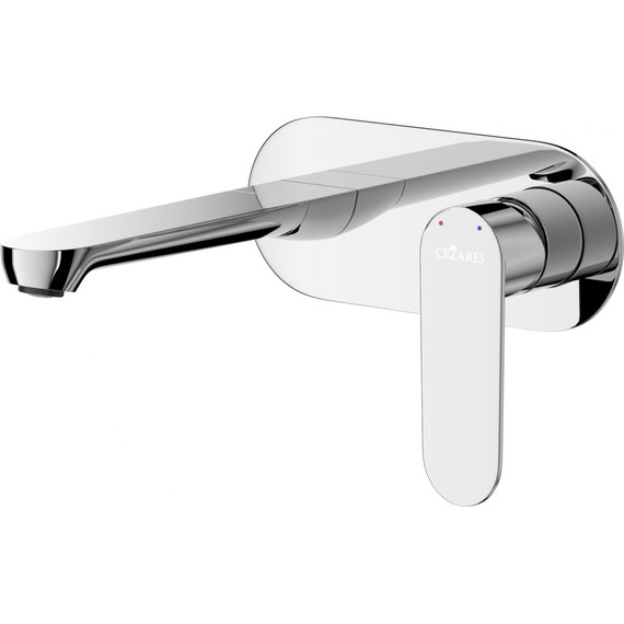 Смеситель для раковины настенный Cezares STYLUS-BLI1-IN-W0 (со скрытой частью) сатин, Цвет производителя: сатин фото 