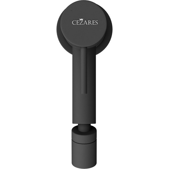 Смеситель для биде Cezares LEAF-BSM-L-NOP, чёрный матовый фото 5