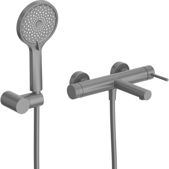 Смеситель для ванны Cezares RELAX-VD-NOP, чёрный матовый, Цвет производителя: чёрный матовый фото 2