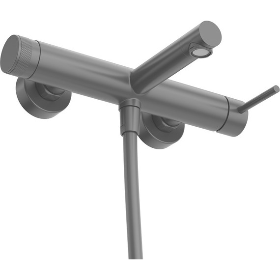 Смеситель для ванны Cezares RELAX-VD-NOP, чёрный матовый, Цвет производителя: чёрный матовый фото 3