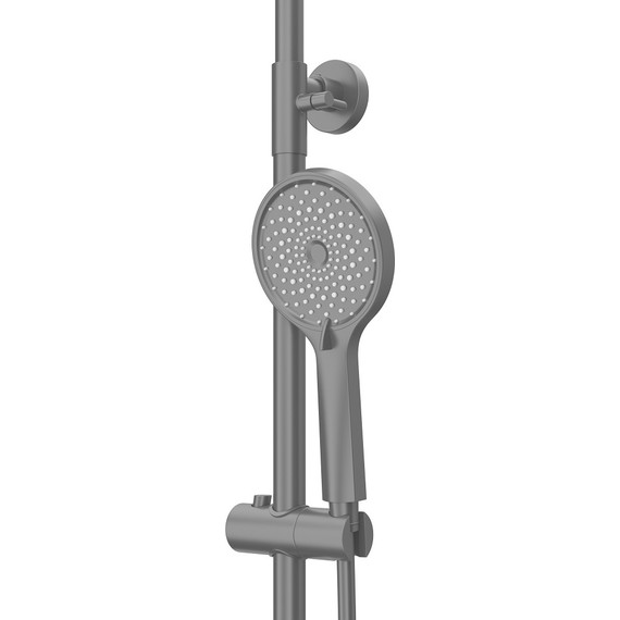 Душевая стойка Cezares RELAX-CD-NOP, чёрный матовый, Цвет производителя: чёрный матовый - 4 Душевая стойка Cezares RELAX-CD-NOP, чёрный матовый, Цвет производителя: чёрный матовый фото 4