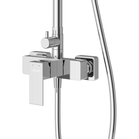 Душевая стойка Cezares SLIDER-CD-01, Цвет производителя: хром фото 3