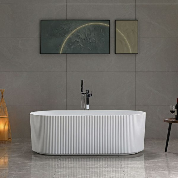 Ванна отдельностоящая Vincea 170x80 см VBT-426-1700MW, белый матовый фото 2