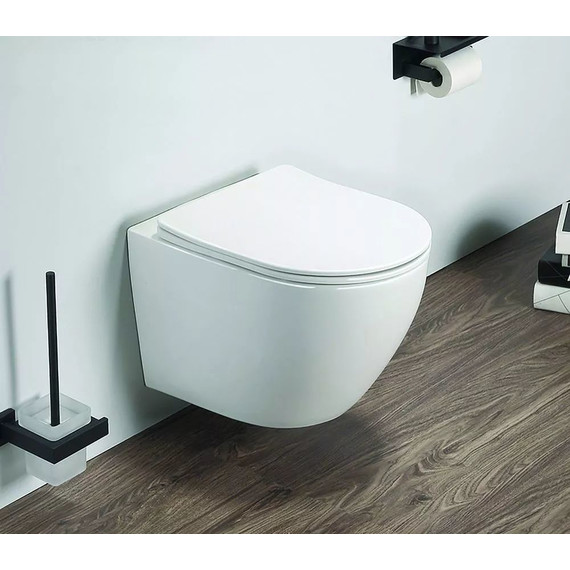 Инсталляция с подвесным унитазом комплект: TECEbase 2.0 9400413 с подвесным безободковым унитазом Azario Gloria AZ-2003 сиденье микролифт, крепление, кнопка смыва белая - 13 Инсталляция с подвесным унитазом комплект: TECEbase 2.0 9400413 с подвесным безободковым унитазом Azario Gloria AZ-2003 сиденье микролифт, крепление, кнопка смыва белая фото 13