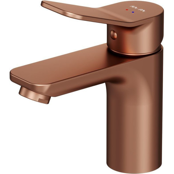 Смеситель для раковины AM.PM X.Joy F85A02144, розовое золото, Цвет производителя: розовое золото фото 